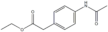 Ethyl 4-acetaminophenylacetate Structural