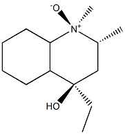 1,2-Dimethyl-4alpha-ethyl-4beta-hydroxy-trans-decahydroquinoline-N-oxi de