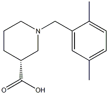 (3R)-1-(2,5-dimethylbenzyl)piperidine-3-carboxylic acid