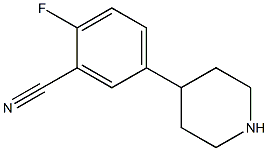 2-fluoro-5-piperidin-4-ylbenzonitrile