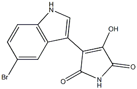 3-(5-bromo-1H-indol-3-yl)-4-hydroxy-1H-pyrrole-2,5-dione