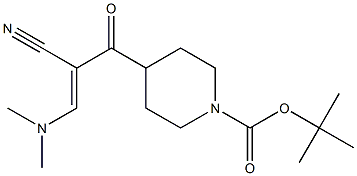 tert-butyl 4-[(2E)-2-cyano-3-(dimethylamino)prop-2-enoyl]piperidine-1-carboxylate