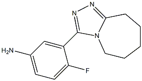 4-FLUORO-3-(6,7,8,9-TETRAHYDRO-5H-[1,2,4]TRIAZOLO[4,3-A]AZEPIN-3-YL)ANILINE