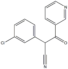 2-(3-CHLOROPHENYL)-3-OXO-3-PYRIDIN-3-YL-PROPIONITRILE