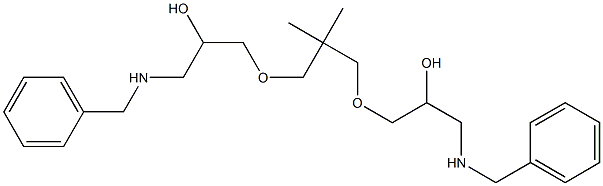 1-Benzylamino-3-[3-(3-benzylamino-2-hydroxy-propoxy)-2,2-dimethyl-propoxy]-propan-2-ol