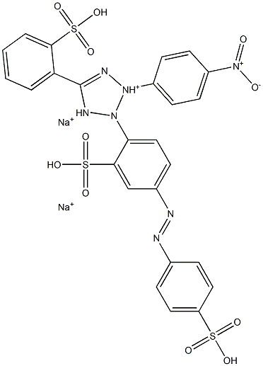 2-(4-NITROPHENYL)-5-(2-SULFOPHENYL)-3-(4-(4-SULFOPHENYLAZO)-2-SULFOPHENYL)-2H-TETRAZOLIUM DISODIUM