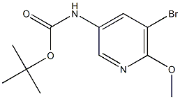 (5-Bromo-6-methoxy-pyridin-3-yl)-carbamic acid tert-butyl ester