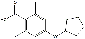 4-(CYCLOPENTYLOXY)-2,6-DIMETHYLBENZOIC ACID