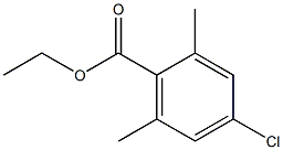 4-CHLORO-2,6-DIMETHYL-BENZOIC ACID ETHYL ESTER Structural