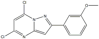 5,7-DICHLORO-2-(3-METHOXYPHENYL)PYRAZOLO[1,5-A]PYRIMIDINE