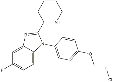 5-FLUORO-1-(4-METHOXYPHENYL)-2-PIPERIDIN-2-YL-1H-BENZIMIDAZOLE HYDROCHLORIDE