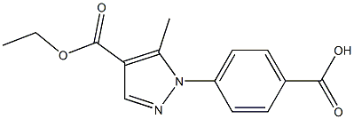 4-[4-(ethoxycarbonyl)-5-methyl-1H-pyrazol-1-yl]benzoic acid