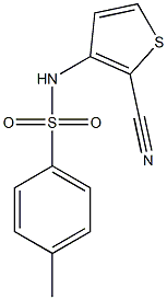 N-(2-cyano-3-thienyl)-4-methylbenzenesulfonamide