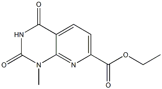 ethyl 1-methyl-2,4-dioxo-1,2,3,4-tetrahydropyrido[2,3-d]pyrimidine-7-carboxylate Structural