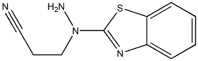 3-[1-(1,3-benzothiazol-2-yl)hydrazino]propanenitrile