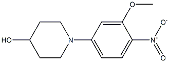 1-(3-methoxy-4-nitrophenyl)-4-piperidinol