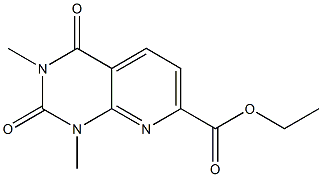 ethyl 1,3-dimethyl-2,4-dioxo-1,2,3,4-tetrahydropyrido[2,3-d]pyrimidine-7-carboxylate Structural