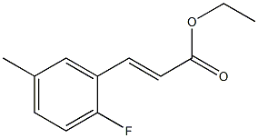 (E)-ethyl 3-(2-fluoro-5-methylphenyl)acrylate