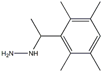 1-(1-(2,3,5,6-tetramethylphenyl)ethyl)hydrazine Structural