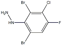 1-(2,6-dibromo-3-chloro-4-fluorophenyl)hydrazine