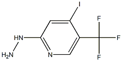 1-(5-(trifluoromethyl)-4-iodopyridin-2-yl)hydrazine Structural