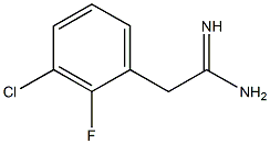 2-(3-chloro-2-fluorophenyl)acetamidine Structural