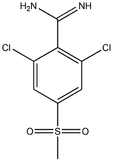 2,6-dichloro-4-(methylsulfonyl)benzamidine