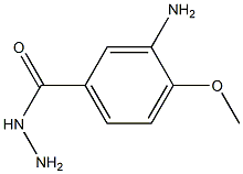 3-amino-4-methoxybenzohydrazide Structural