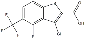 3-chloro-4-fluoro-5-(trifluoromethyl)benzo[b]thiophene-2-carboxylic acid