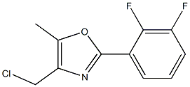 4-CHLOROMETHYL-2-(2,3-DIFLUORO-PHENYL)-5-METHYL-OXAZOLE