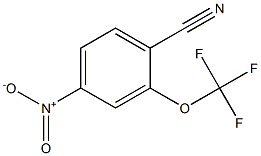 4-nitro-2-(trifluoromethoxy)benzonitrile Structural