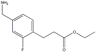 ethyl 3-(4-(aminomethyl)-2-fluorophenyl)propanoate