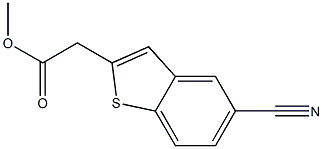 Methyl 2-(5-Cyanobenzo[B]Thiophen-2-Yl)Acetate