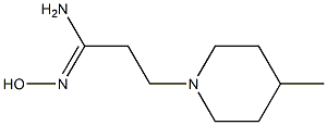 (1Z)-N'-hydroxy-3-(4-methylpiperidin-1-yl)propanimidamide