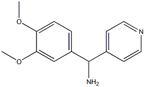 (3,4-dimethoxyphenyl)(pyridin-4-yl)methanamine