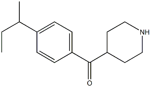 (4-sec-butylphenyl)(piperidin-4-yl)methanone Structural