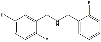 [(5-bromo-2-fluorophenyl)methyl][(2-fluorophenyl)methyl]amine Structural