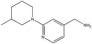 [2-(3-methylpiperidin-1-yl)pyridin-4-yl]methylamine