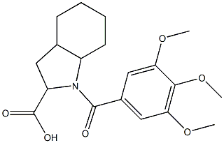 1-(3,4,5-Trimethoxy-benzoyl)-octahydro-indole-2-carboxylic acid