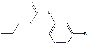 1-(3-bromophenyl)-3-propylurea Structural