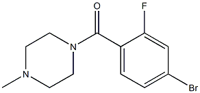 1-(4-bromo-2-fluorobenzoyl)-4-methylpiperazine