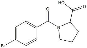 1-(4-bromobenzoyl)pyrrolidine-2-carboxylic acid