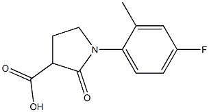 1-(4-fluoro-2-methylphenyl)-2-oxopyrrolidine-3-carboxylic acid