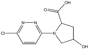 1-(6-chloropyridazin-3-yl)-4-hydroxypyrrolidine-2-carboxylic acid