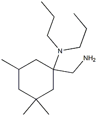 1-(aminomethyl)-3,3,5-trimethyl-N,N-dipropylcyclohexan-1-amine Structural