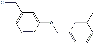 1-(chloromethyl)-3-[(3-methylphenyl)methoxy]benzene Structural