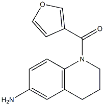 1-(furan-3-ylcarbonyl)-1,2,3,4-tetrahydroquinolin-6-amine Structural