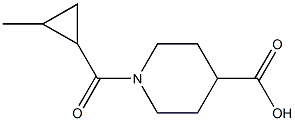 1-[(2-methylcyclopropyl)carbonyl]piperidine-4-carboxylic acid