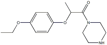 1-[2-(4-ethoxyphenoxy)propanoyl]piperazine