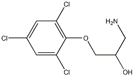 1-amino-3-(2,4,6-trichlorophenoxy)propan-2-ol